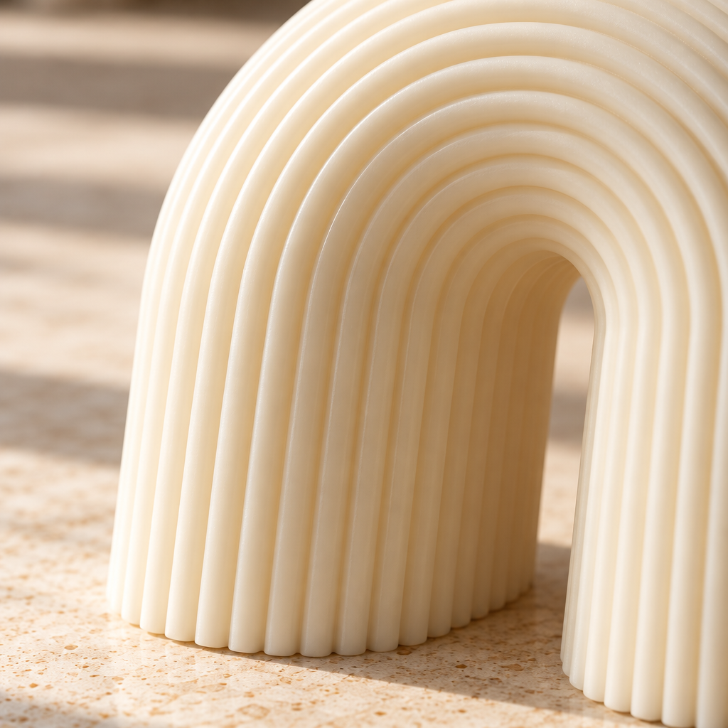Sculptural Soy Wax Candle