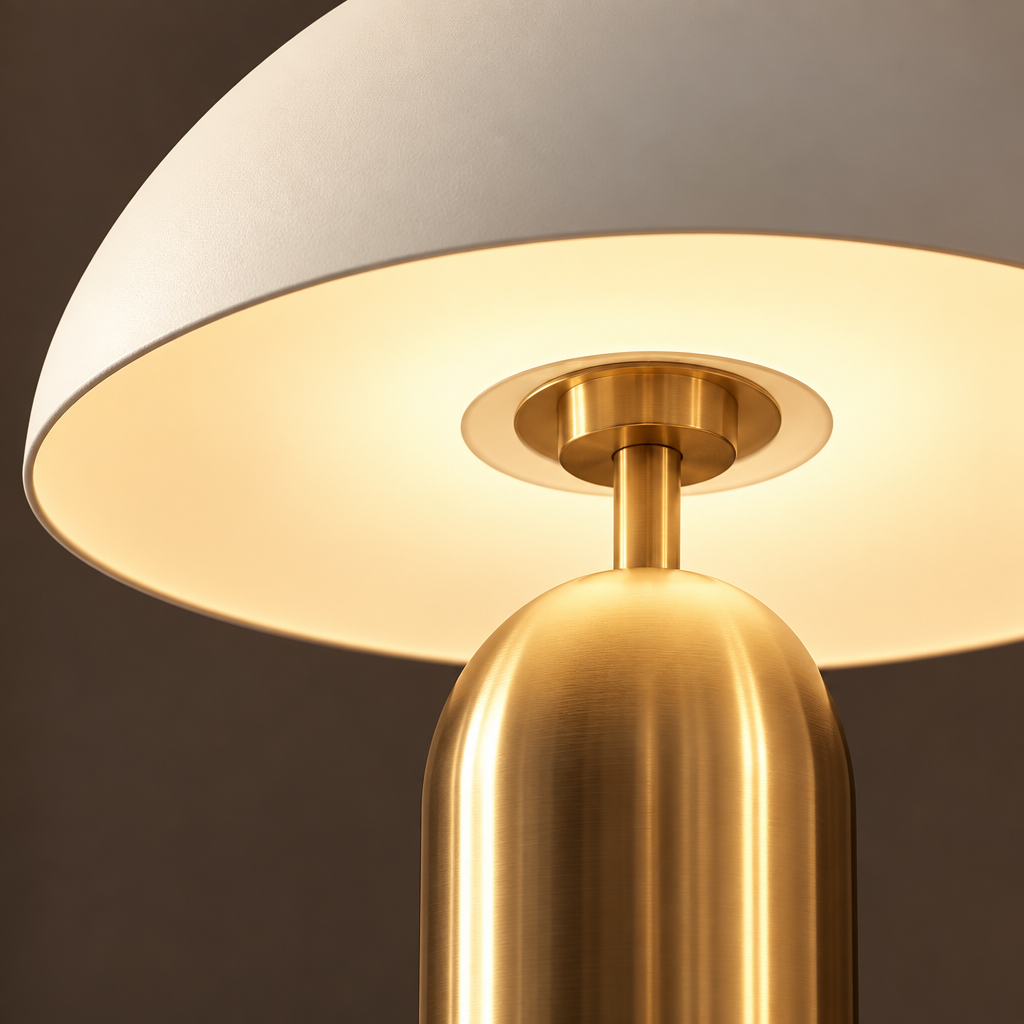Mid-Century Mushroom Ambient Table Lamp