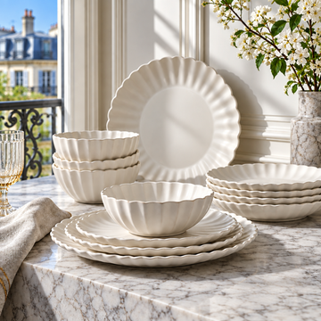 The Maison Fluted Ceramic Collection