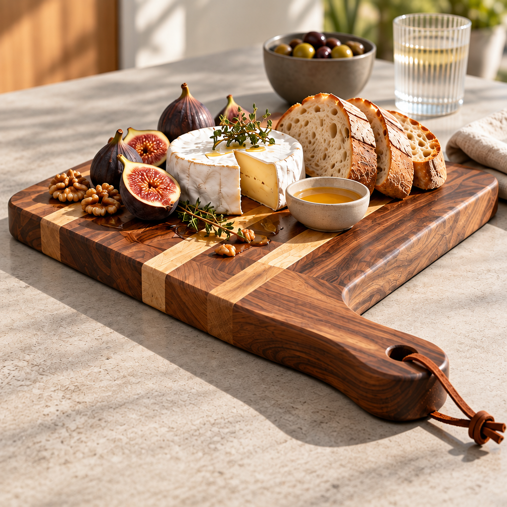 Natural Acacia Wood Serving Board