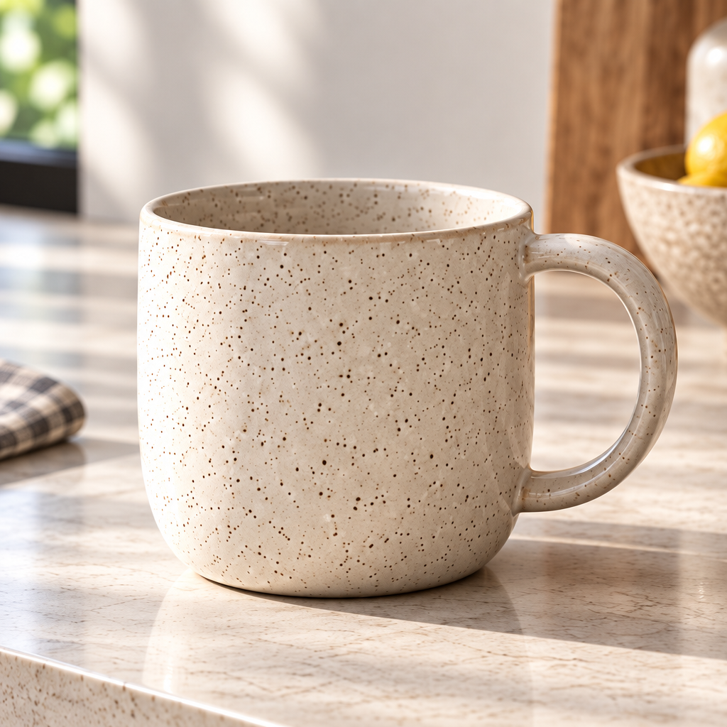 Minimalist Speckled Ceramic Mug