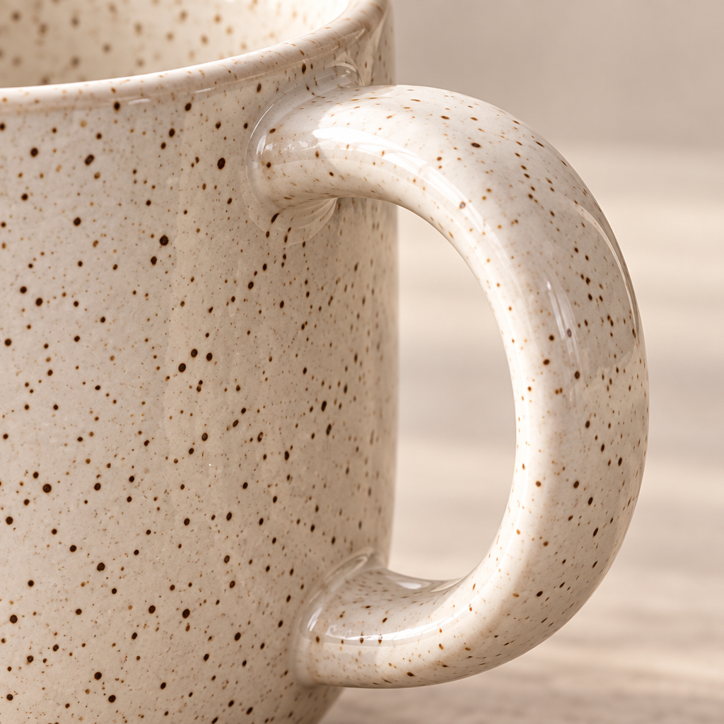Minimalist Speckled Ceramic Mug
