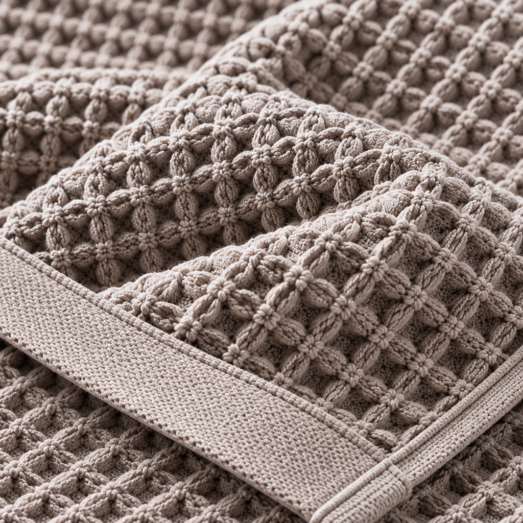 Waffle Weave Cotton Towel Set