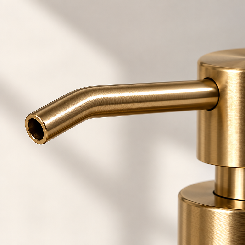Matte Ceramic Soap Dispenser Set