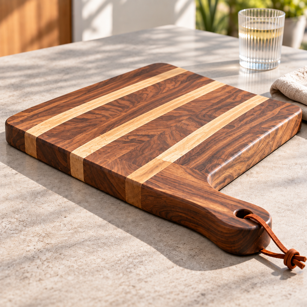 Natural Acacia Wood Serving Board