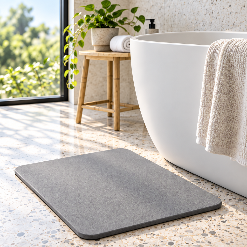 Diatomaceous Earth Stone Bath Mat