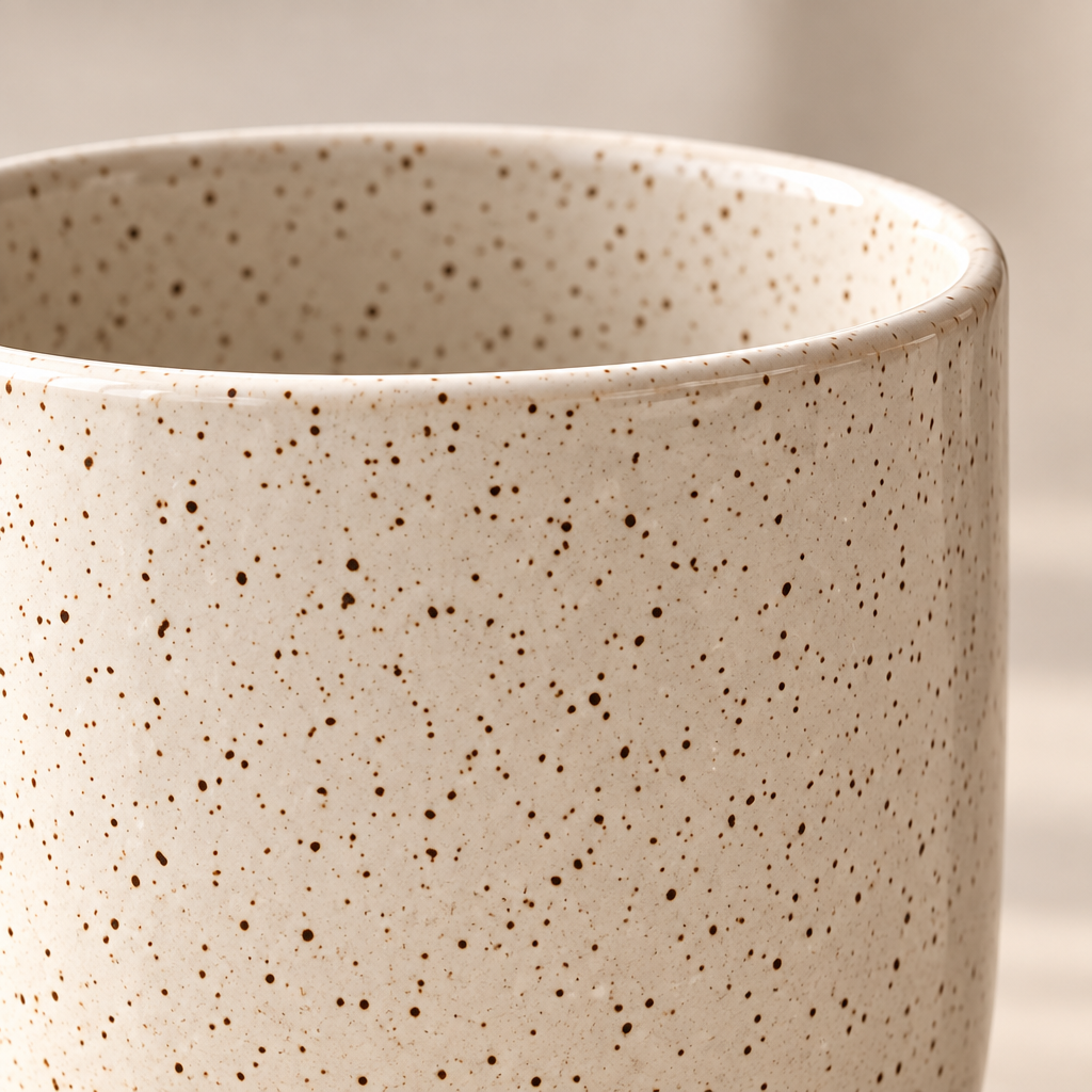 Minimalist Speckled Ceramic Mug