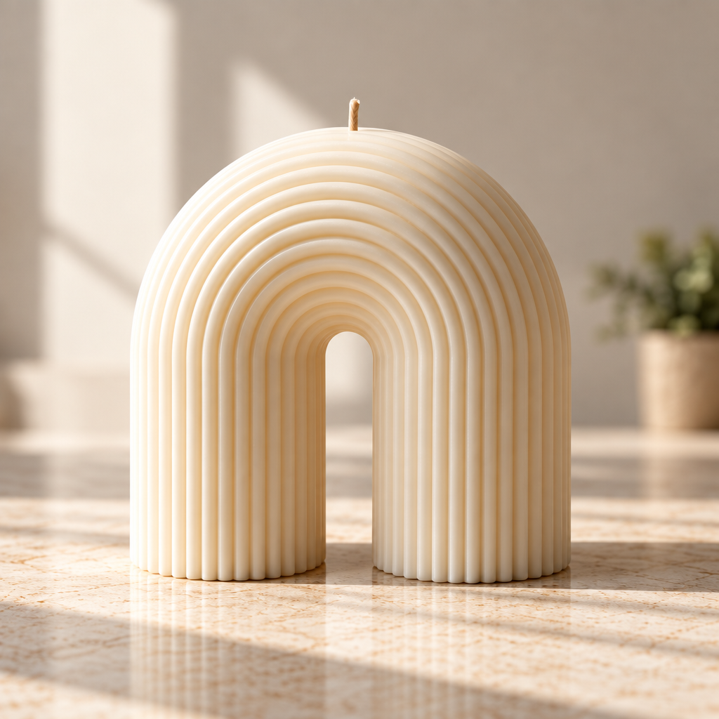 Sculptural Soy Wax Candle